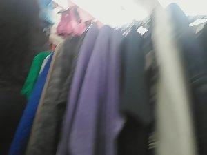 Chasing after hot ass in clothes store Picture 3