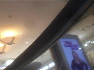 Hard nipples peeking through black girl's top Picture 4