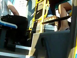 Long legs and a fabulous ass upskirt Picture 3