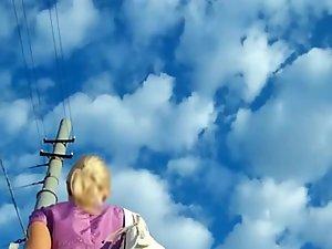 Long legs and a fabulous ass upskirt Picture 4