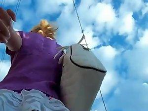 Long legs and a fabulous ass upskirt Picture 6