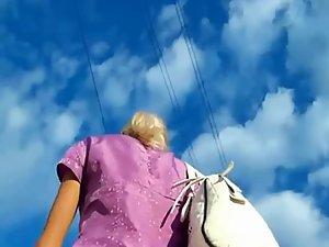 Long legs and a fabulous ass upskirt Picture 7