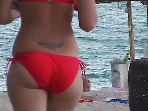 Thick butt with a tramp stamp tattoo Picture 8