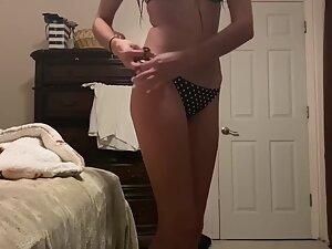 Like spying on a sexy bikini haul try on Picture 2