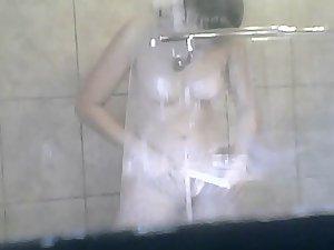 Window peeper saw her shower Picture 7
