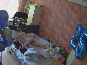 Hidden cam caught sex after her birthday party Picture 5