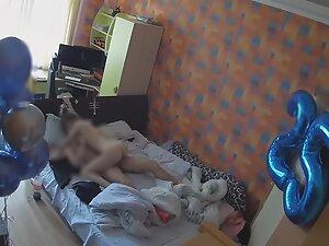 Hidden cam caught sex after her birthday party Picture 8