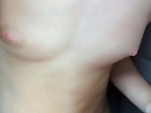 Beautiful shy teen has sex with boyfriend in car Picture 8