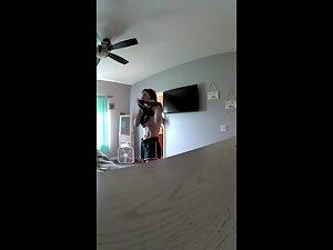 Spying on stepsister's new big boobs Picture 8