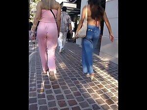 Classy and sexy in her pink pants Picture 5