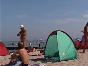 Sexy woman spied in the nudist camp Picture 4