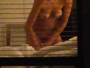 Quick peep on naked neighbor through her window Picture 7