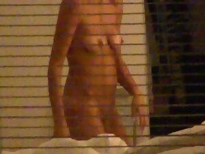 Quick peep on naked neighbor through her window