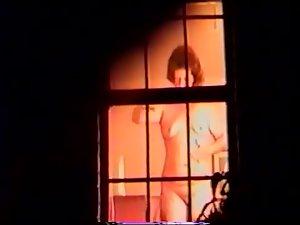 Mature woman rubbing lotion on tits Picture 3