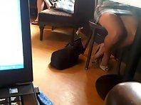 Sexy girl in the coffee shop Picture 6