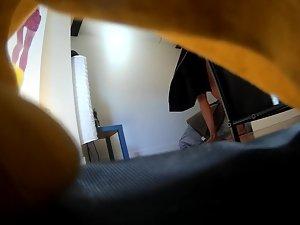 Spying on naked stepmother before she gets dressed Picture 4