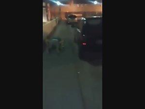 Couple busted during sex on a parking lot Picture 3