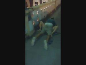 Couple busted during sex on a parking lot Picture 4