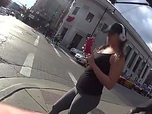 Chick girl spied while she jogged