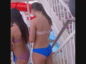 Tight ass and pussy bulge in swimsuit Picture 5