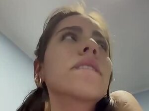 Horny latina gives energetic blowjob and gets fucked Picture 8