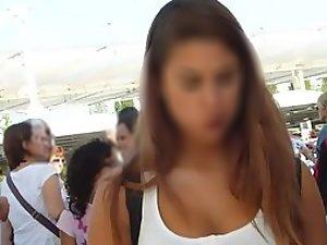 Confident girl got the sweetest boobs Picture 1