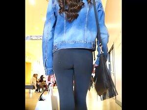 Ass looks yummy even in cheap leggings Picture 2