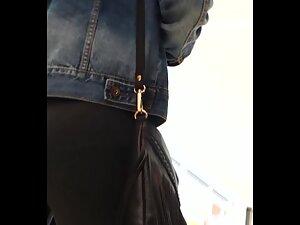 Ass looks yummy even in cheap leggings Picture 7