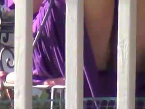 Neighbor girl's panties from her balcony Picture 7