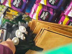 Wedgie inside a perfect round ass Picture 2