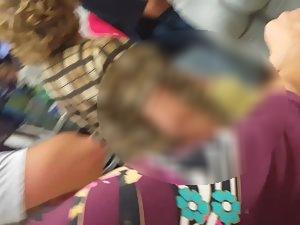 Wedgie inside a perfect round ass Picture 6