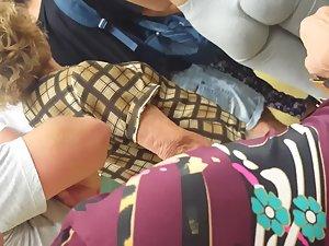 Wedgie inside a perfect round ass Picture 8