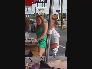 Naive couple trying sex in coffee bar Picture 5