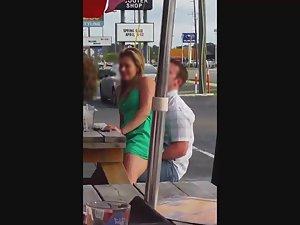 Naive couple trying sex in coffee bar Picture 5