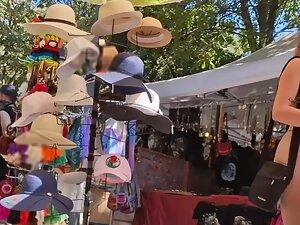 Big butt and tiny bikini guarantee lot of attention Picture 2