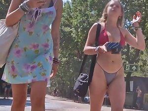 Big butt and tiny bikini guarantee lot of attention Picture 6