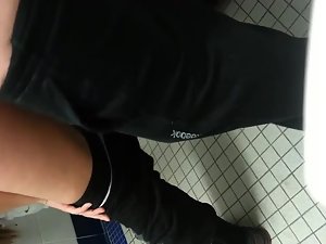 Teeny slut fucked in the public toilet Picture 4