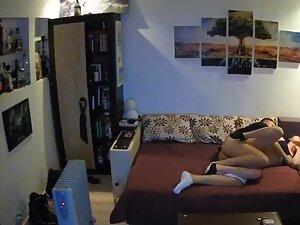 Cuddling and fucking made girlfriend very happy and hidden cam caught it