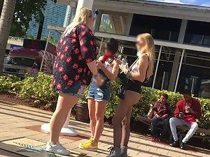 Slutty girl wears party outfit for ordinary day out Picture 2