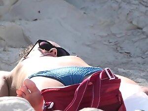 Topless girl got a nice ass and small tits Picture 3