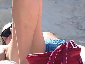 Topless girl got a nice ass and small tits Picture 4