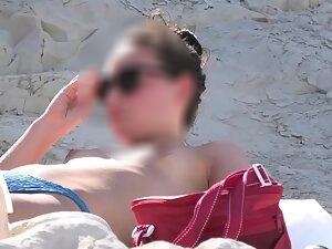 Topless girl got a nice ass and small tits Picture 6