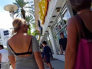 Sexy hottie in a very tight dress Picture 8