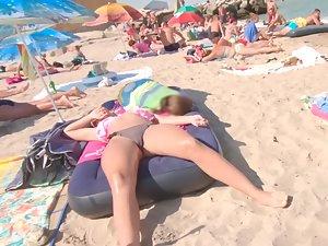 Shameless girl got a hot pussy and perfect ass in tiny bikini Picture 4