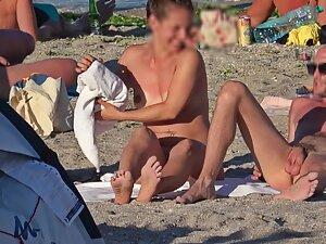 Every guy from her gym would want to see her on the nudist beach Picture 6