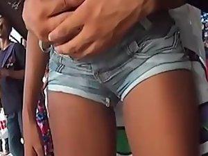 Close up of very intoxicating cameltoes