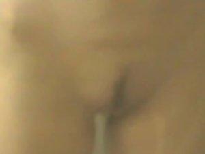 Sexy naked girl prepares in the solarium