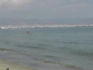 Shameless milf in thong bikini Picture 1