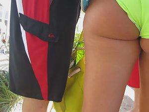 Bulging pussy found on beach party Picture 8