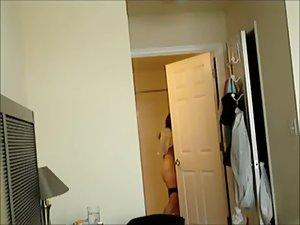 Mature wife semi nude on a hidden camera Picture 2